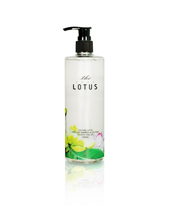 [ the pure lotus] Lotus Leaf Shampoo For Oily Scalp - glass skin.