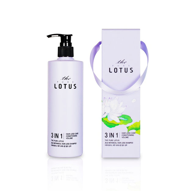 [the pure lotus] Jeju Botanical Hair Loss Shampoo - glass skin.