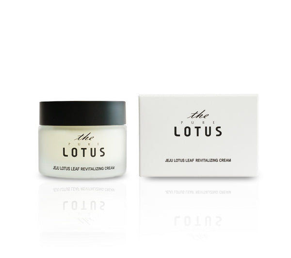 [the pure lotus] Jeju Lotus Leaf Revitalizing Cream - glass skin.