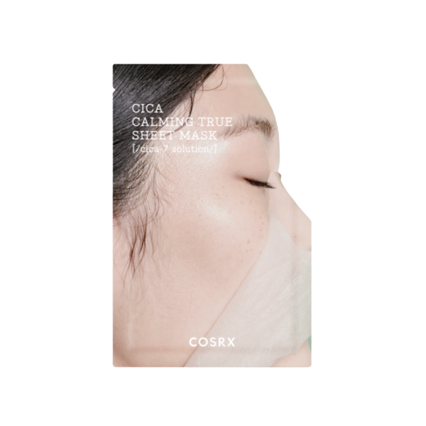 [COSRX] Pure Fit Cica Calming True Sheet Mask - glass skin.