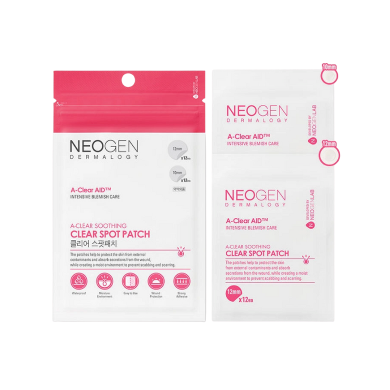 [Neogen] A-CLEAR AID SOOTHING SPOT PATCH - glass skin.