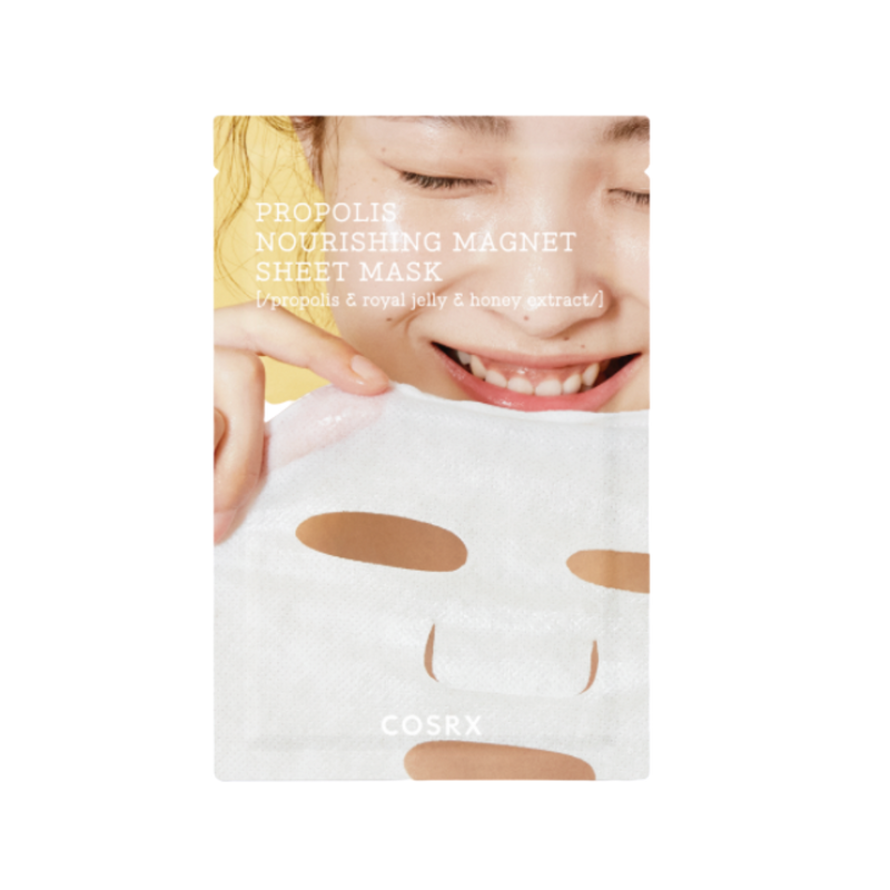 [COSRX] Full Fit Propolis Nourishing Magnet Sheet Mask - glass skin.