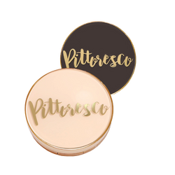 [Pittoresco]  Mist/cover makeup cushion - glass skin.